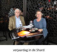 verjaardag in de Shard